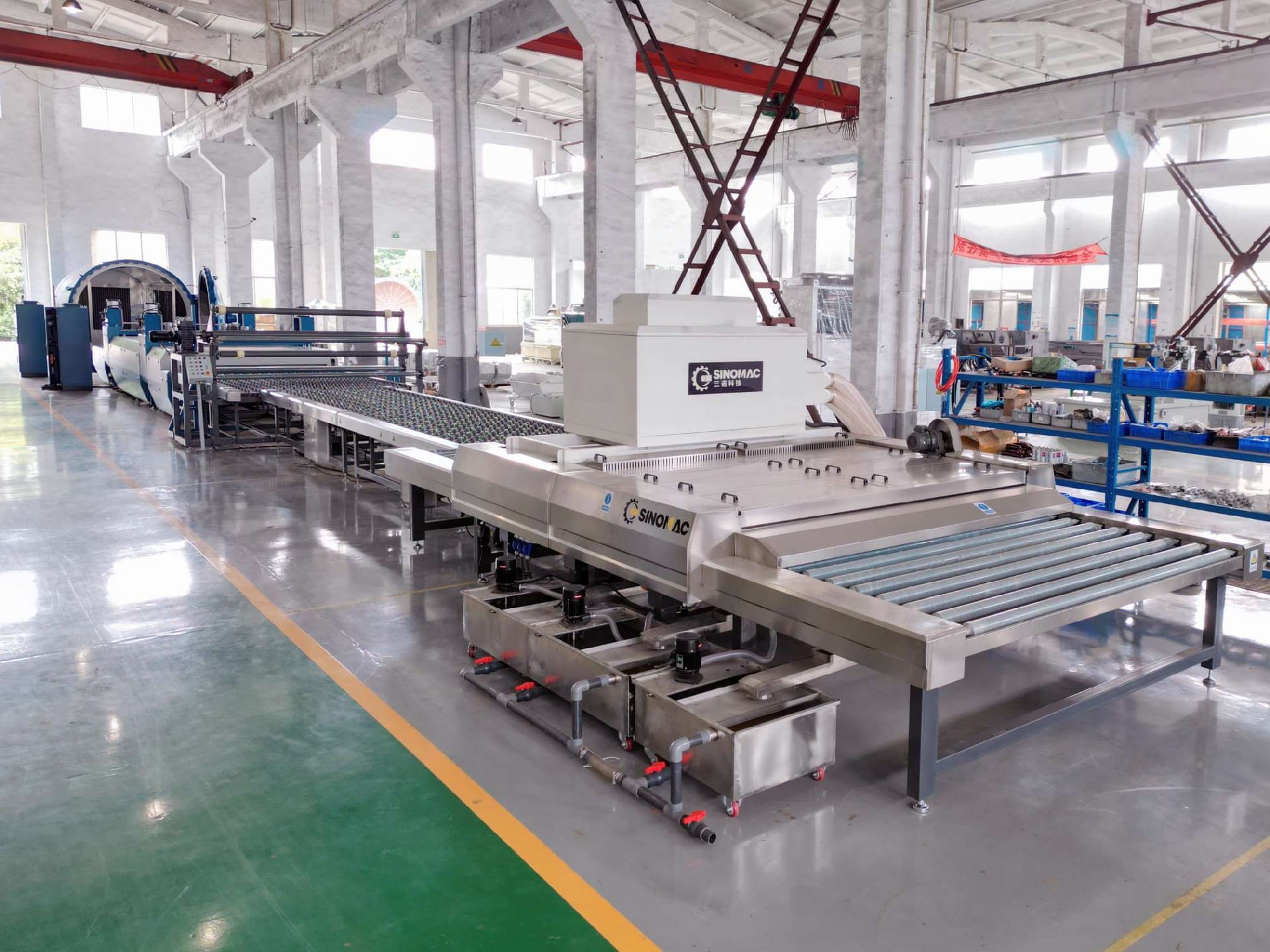 Successful Installation and Commissioning of Sinomac's Semi-Automatic Laminated Glass Production Line in Indonesia